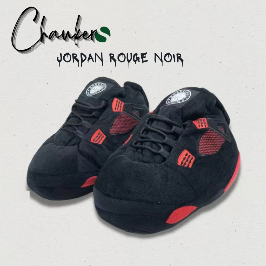 Chausson Sneakers Jordan Rouge Noir