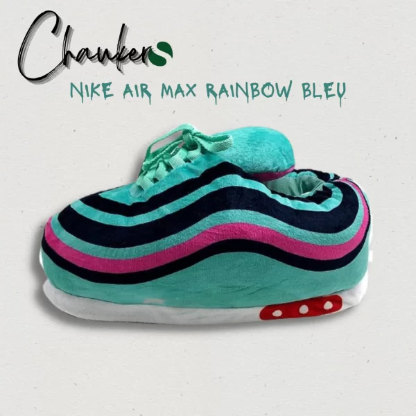 Chausson Sneakers Nike Air Max Rainbow Bleu