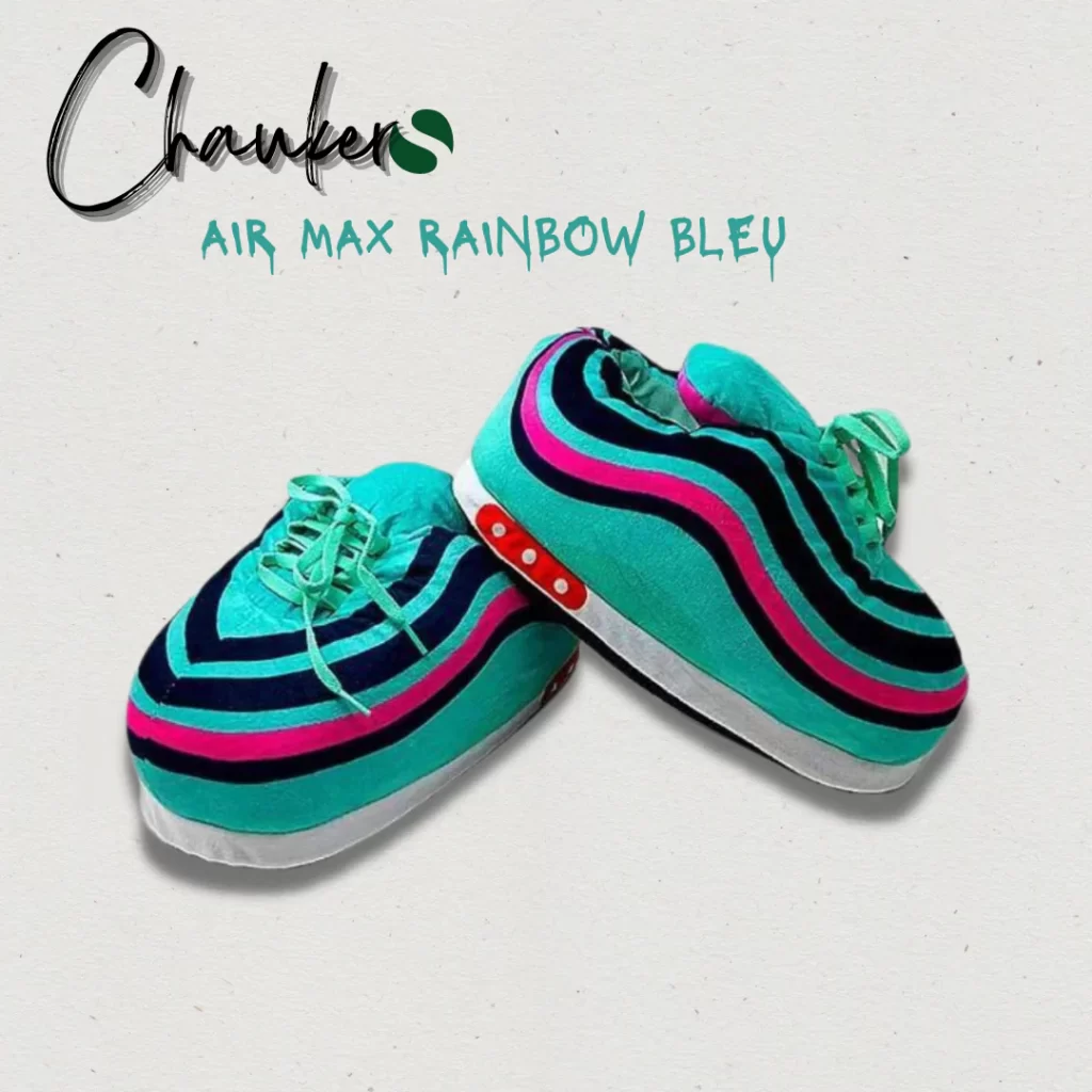 Chausson Sneakers Nike Air Max Rainbow Bleu