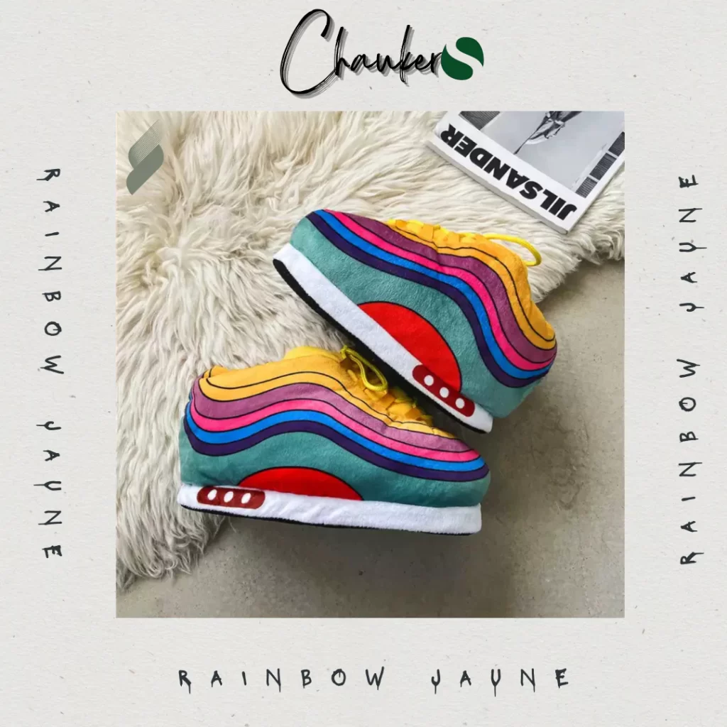 Chausson Sneakers Nike Air Max Rainbow Jaune