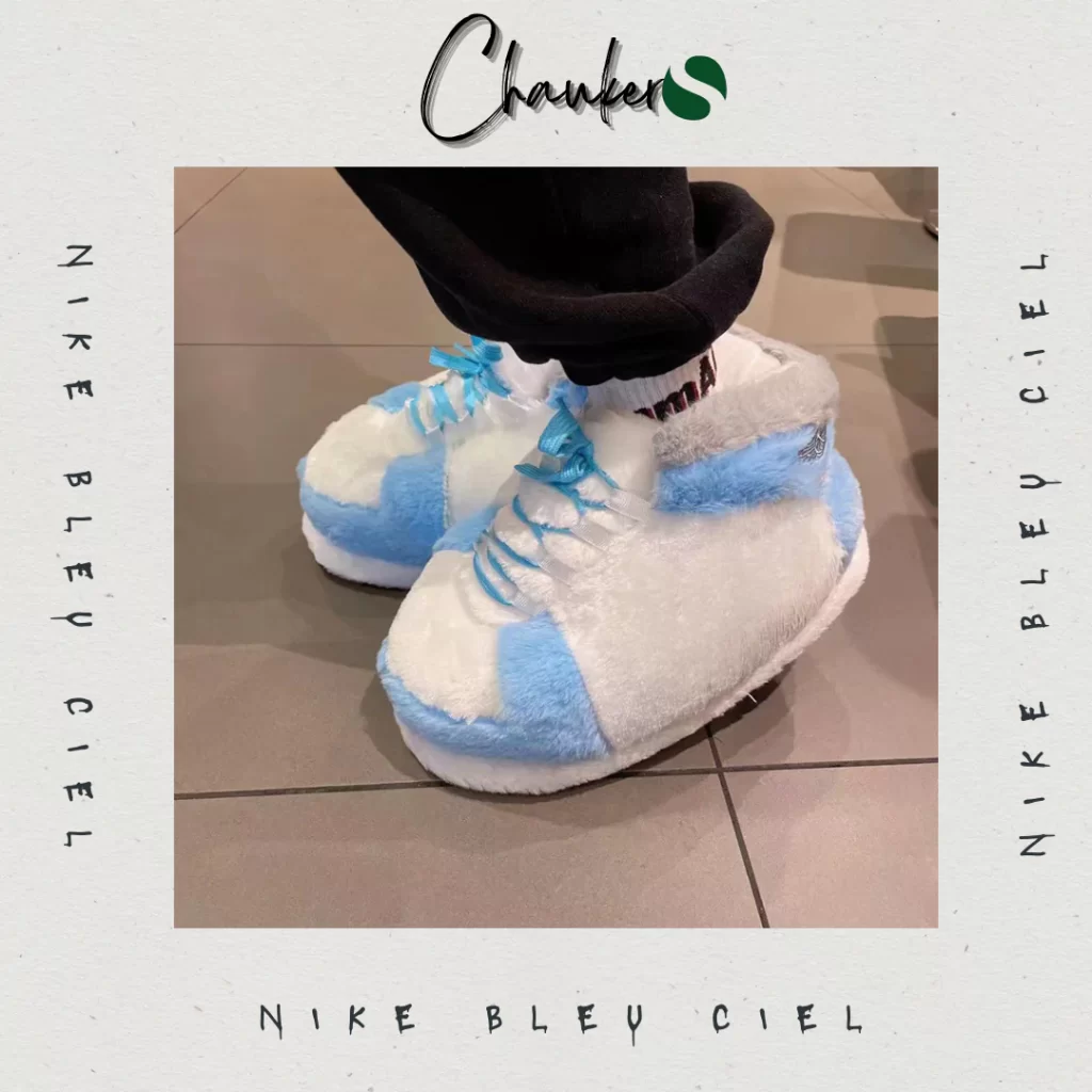 Chausson Sneakers Nike Bleu Ciel