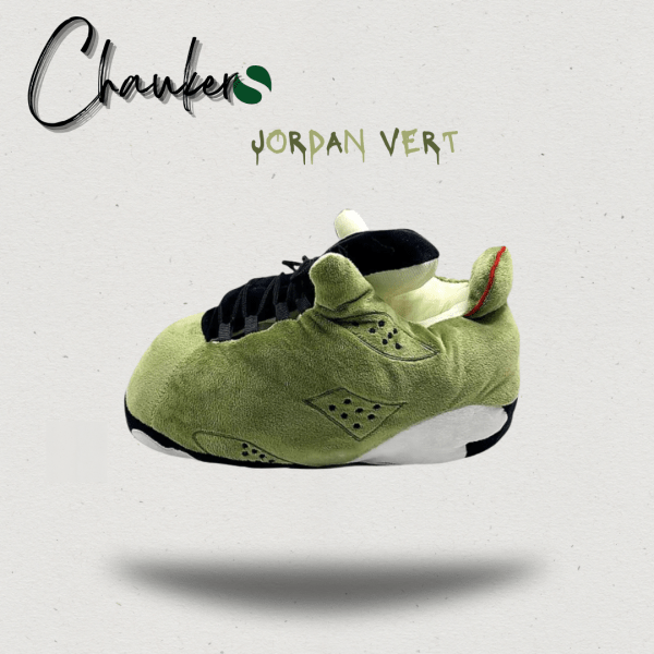 Chausson Sneakers Jordan Vert