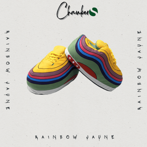 Pantoufles Sneakers Nike Air Max Rainbow Jaune : Un Confort qui Marque le Style