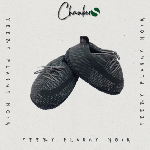 Chausson Sneakers Yeezy Flashy Noir