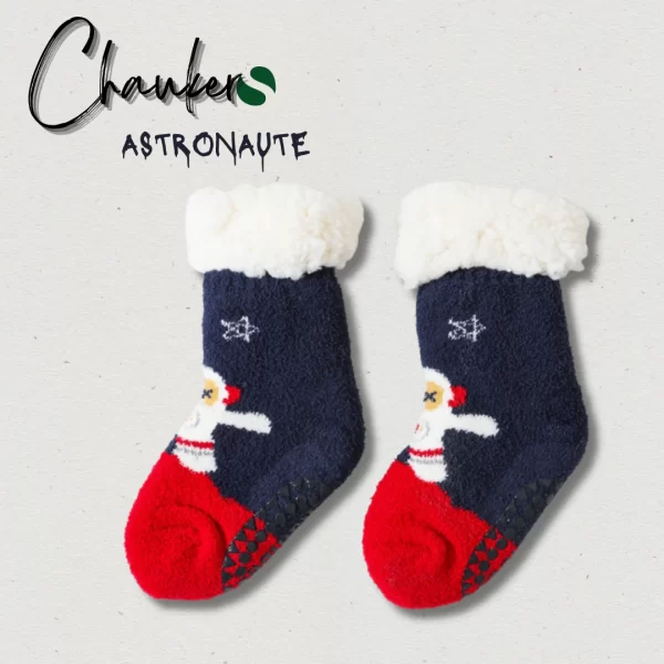 Chaussons D'hiver Pour Enfants En Coton Doux - Semelle Antidérapante PVC - Confortables Et Chauds Pour La Maison