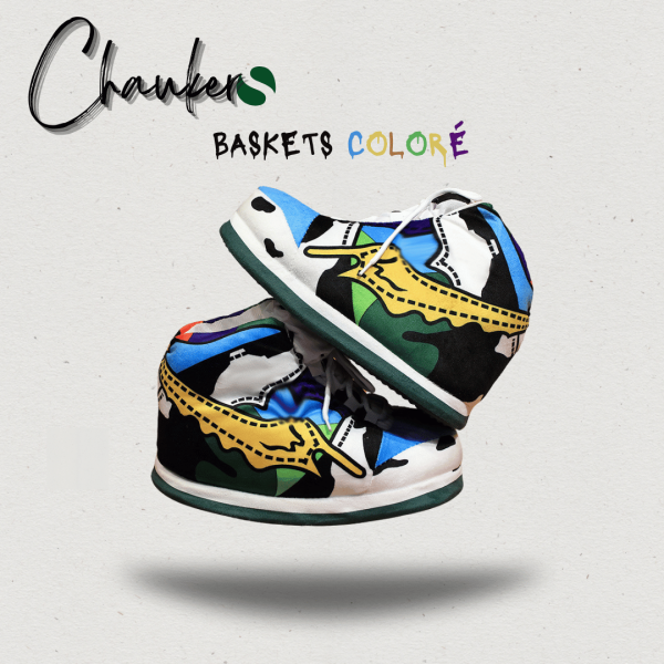 Chausson Sneakers Baskets Coloré