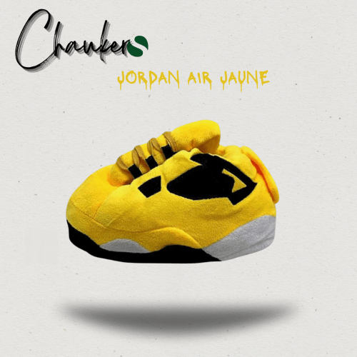 Chausson Sneakers Jordan Jaune
