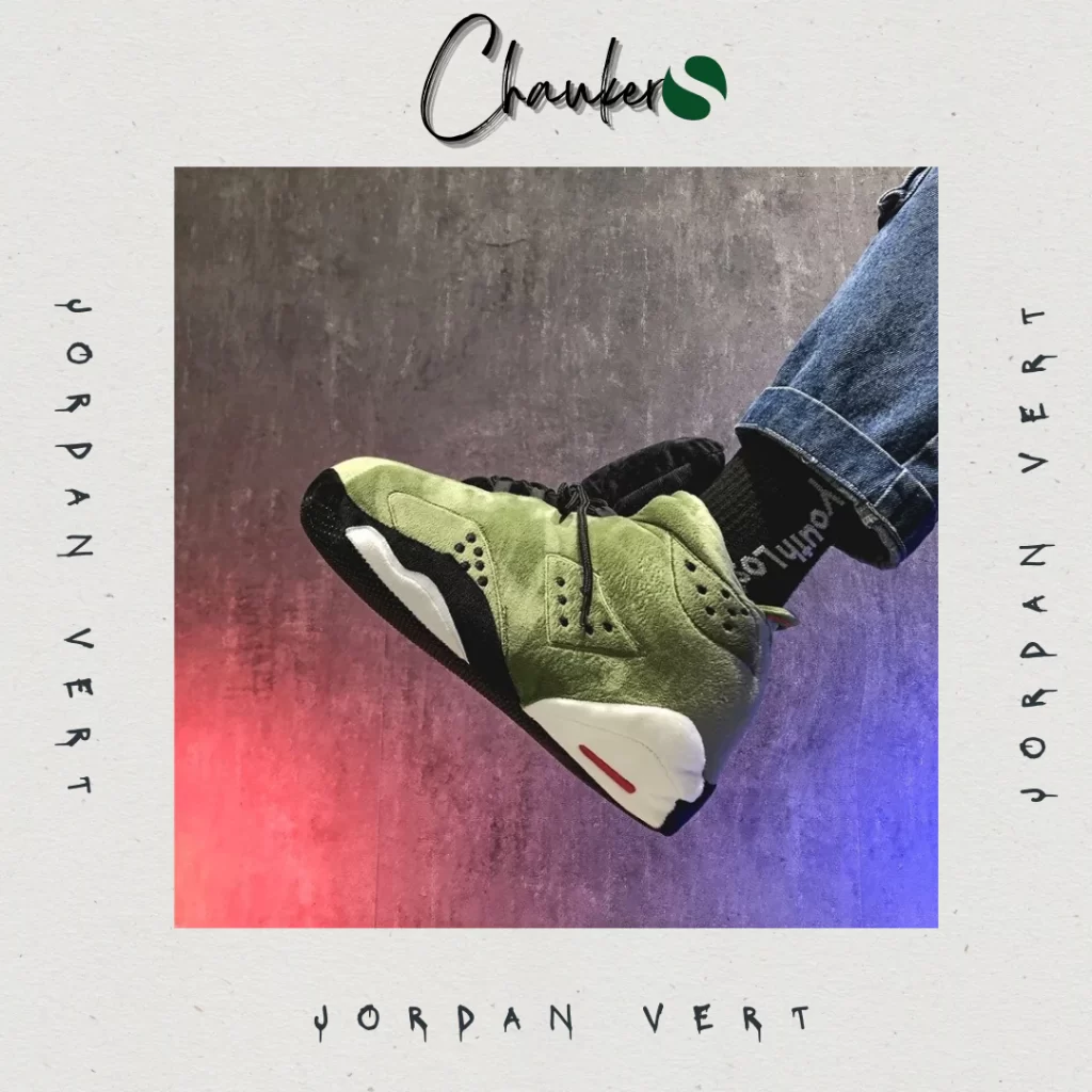 Chausson Sneakers Jordan Vert