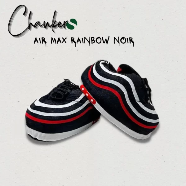 Chausson Sneakers Nike Air Max Rainbow Noir