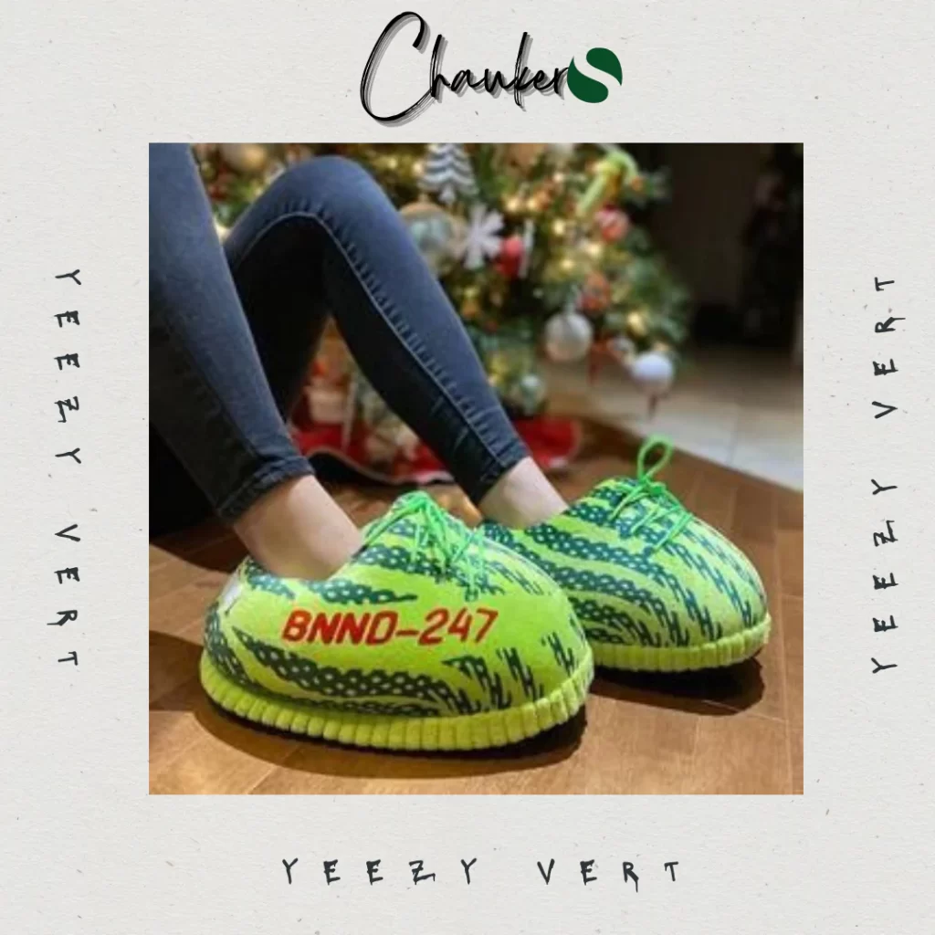 Chausson Sneakers Yeezy Vert