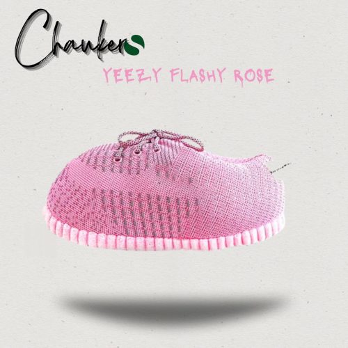 Chausson Sneakers Yeezy Flashy Rose