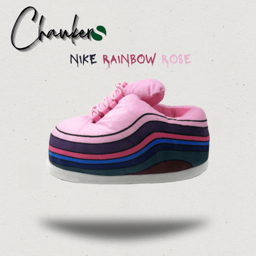 Chausson Nike Air Max Rainbow Rose : Du Streetwear à Votre Intérieur