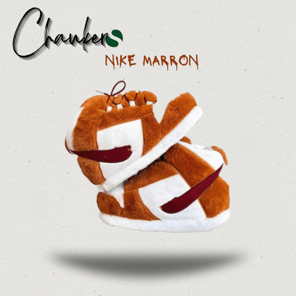 Chausson Sneakers Nike Marron