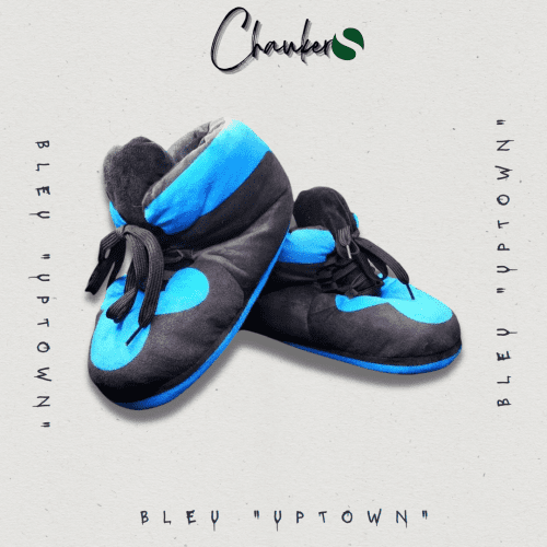 Chausson Sneakers Baskets Bleu "Uptown"