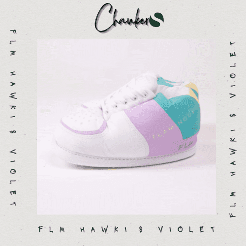Chausson Sneakers Baskets Flamingueo Hawkis Violet