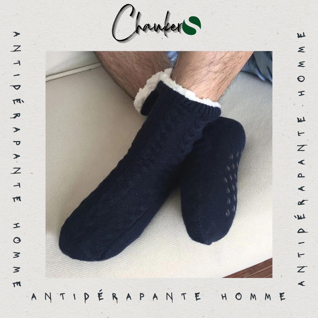 Chausson Chaussette Antidérapante Homme