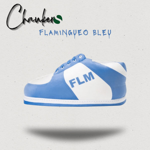 Chausson Sneakers Baskets Flamingueo Bleu