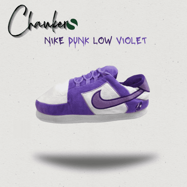 Chausson Sneakers Nike Dunk Low Violet