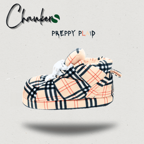 Chausson Sneakers Baskets Preppy Plaid : Style Décontracté avec une Touche Classique