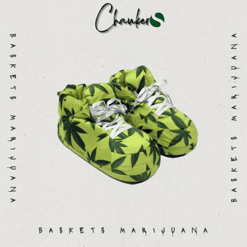Chausson Sneakers Baskets Marijuana