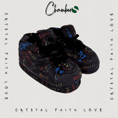 Chausson Sneakers Baskets Crystal Faith Love