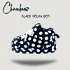 Chausson Sneakers Baskets Black Polka Dot : Un Look Tendance à Pois