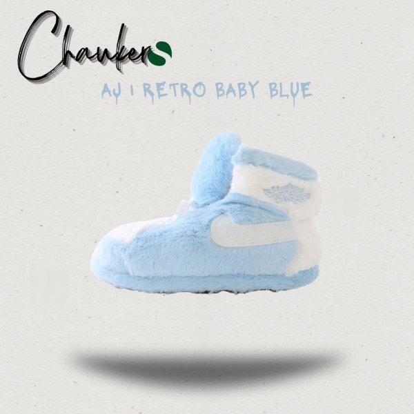 Chaussons Sneakers Nike AJ 1 Retro Baby Blue : Élégance et Confort en Toute Simplicité