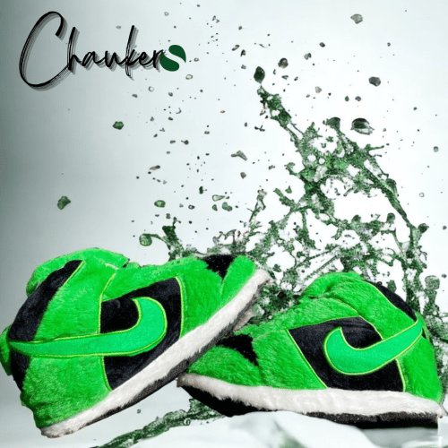Chausson Sneakers Nike Green Black : Style et Confort Réunis