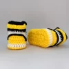 Chausson Bébé Tricot AJ1 Yellow Toe : Des Petits Pas Lumineux vers le Style