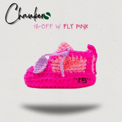 Chausson Bébé Tricot Air IB-Off W Fly Pink : Des Petits Pas Colorés et Confortables
