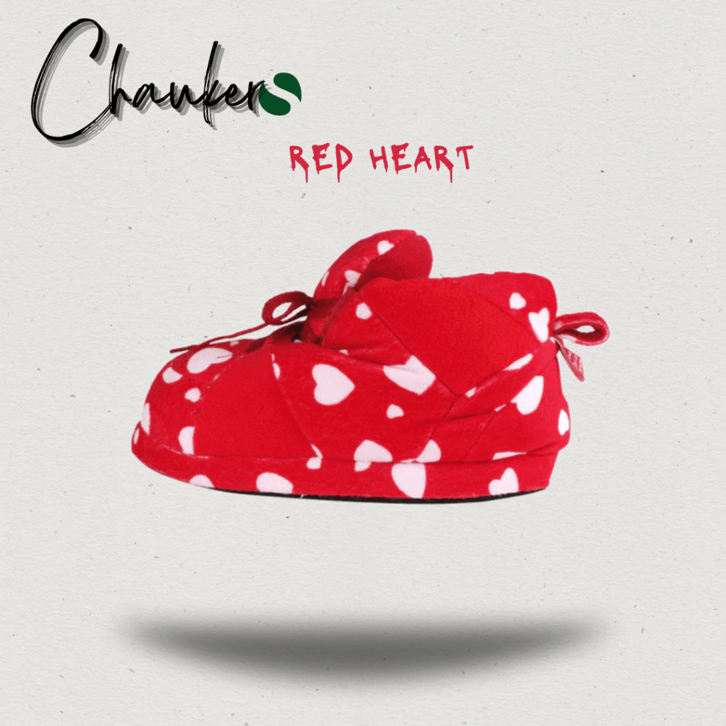Chausson Sneakers Baskets Red Heart : Le Cadeau Parfait pour la Saint-Valentin