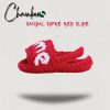 Chausson Bébé Tricot Sandale Supre Red Slide : Les Petits Pieds à la Mode Supreme