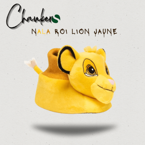 Chausson Animal Fille Nala Roi Lion Jaune : Un Incontournable pour les Petites Princesses !