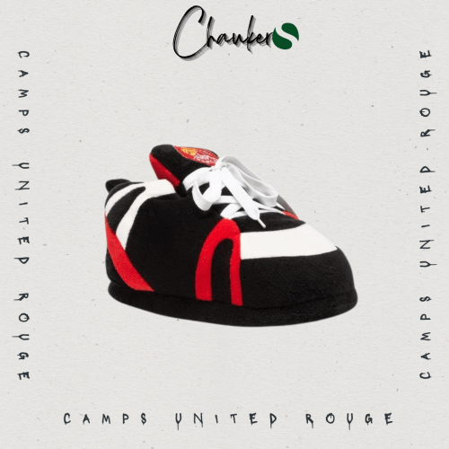 Chausson Sneakers Baskets Camps United Rouge : Confort Sportif et Style Assuré