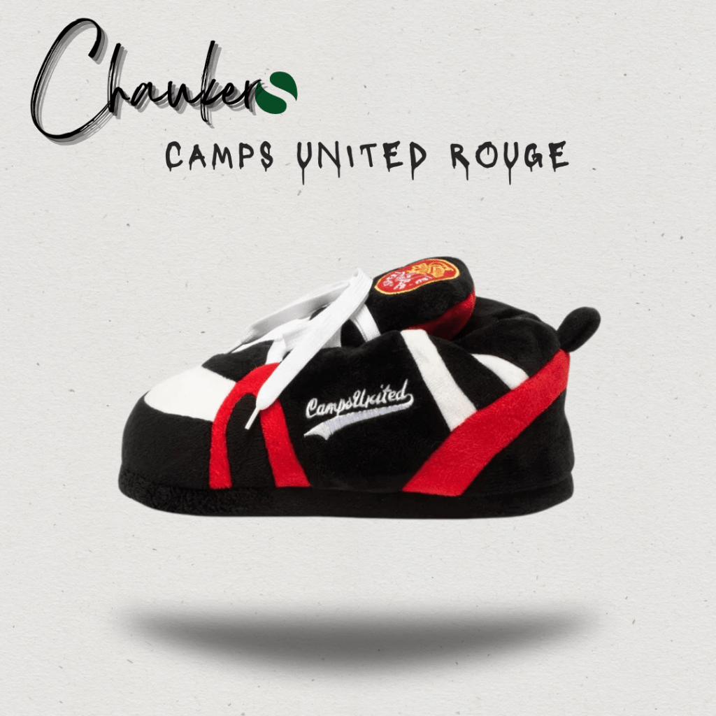 Chausson Sneakers Baskets Camps United Rouge : Confort Sportif et Style Assuré