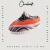 Chausson Sneakers Cozy Kicks Orange Strip Low : Confort et Style Réunis