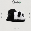 Chausson Animal Fille En Forme De Panda Noir