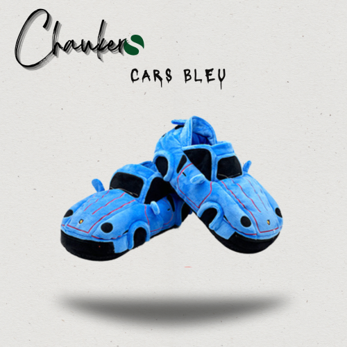 Chausson Sneakers Cars Porsche Bleu : Confort et Style à la Maison